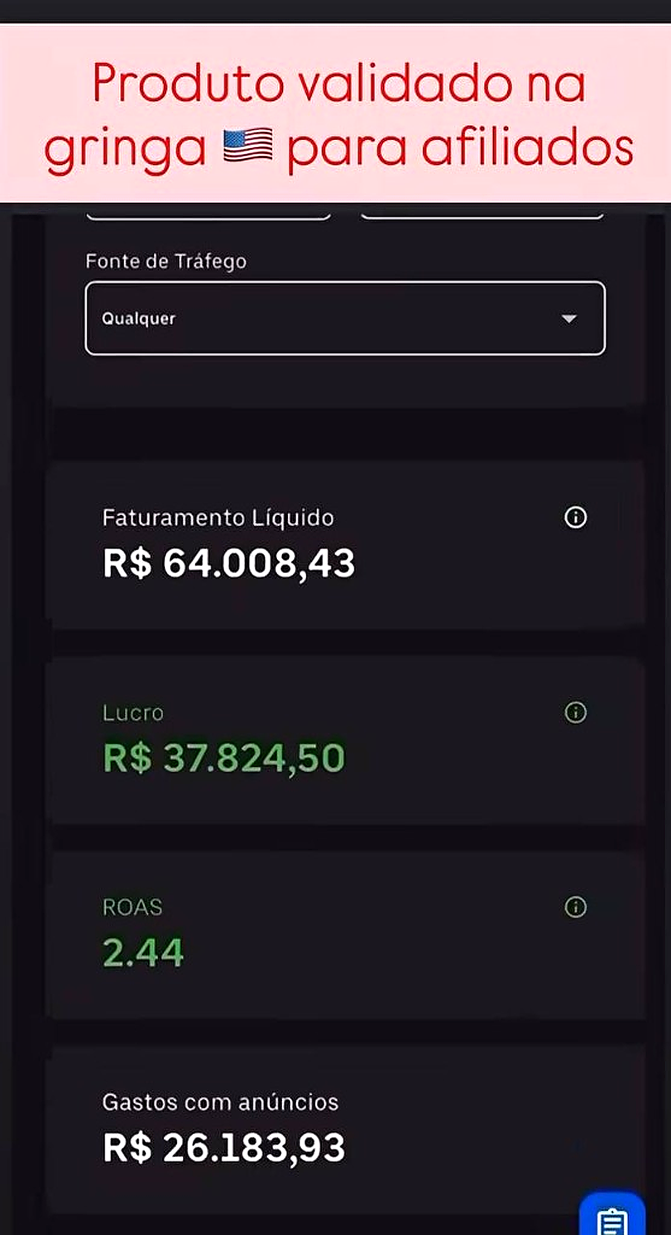 Operação de afiliados
